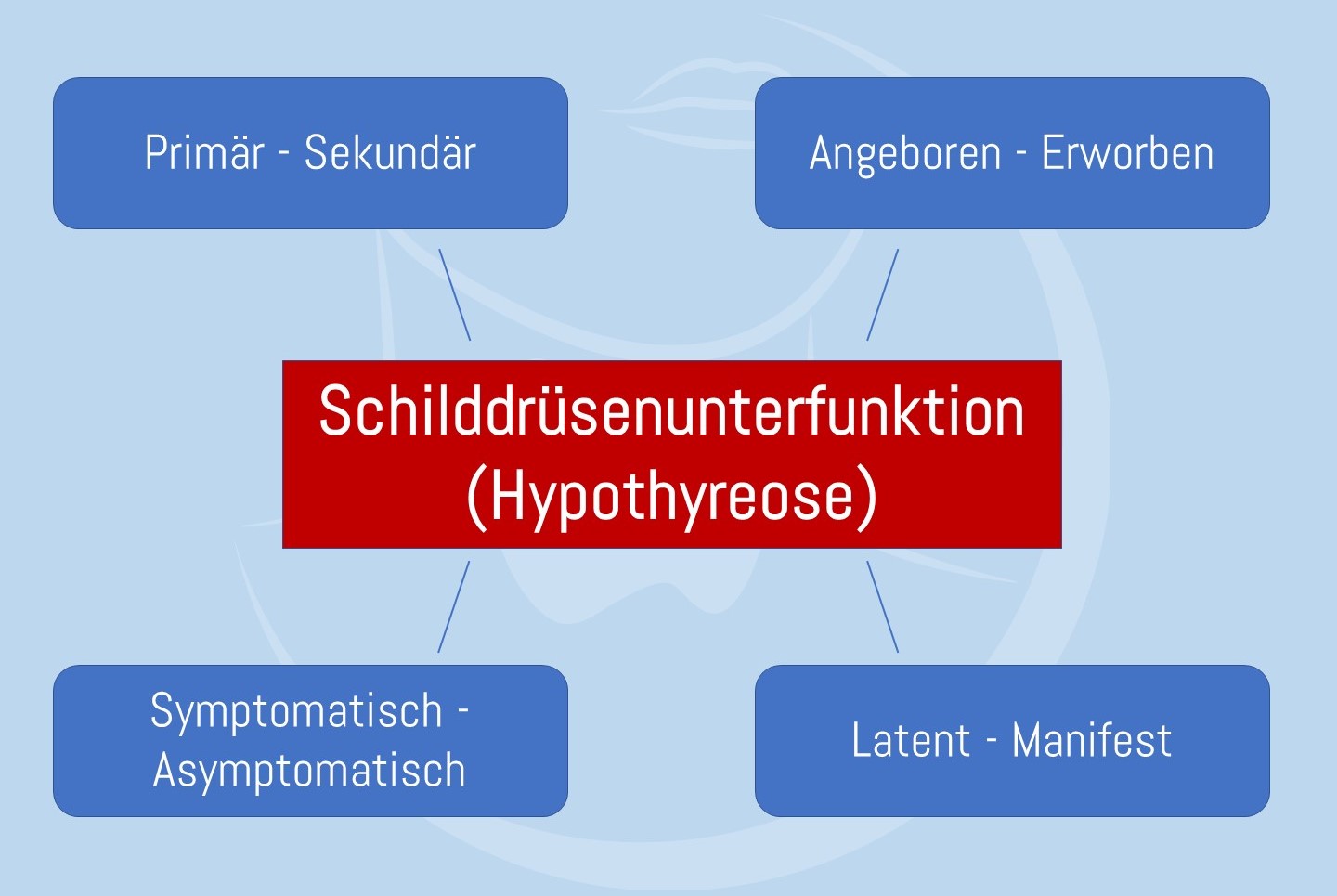 Übersicht Schilddrüsenunterfunktion